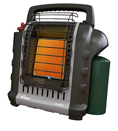 Mr. Heater F232017 MH9BXRV Buddy tragbare Indoor/ Outdoor Gasheizer in Grau (4.000-9.000-BTU)